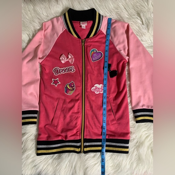 JoJo Siwa pink sweater with zipper - Picture 5 of 7